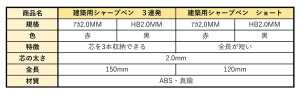 シャーペン 仕様1